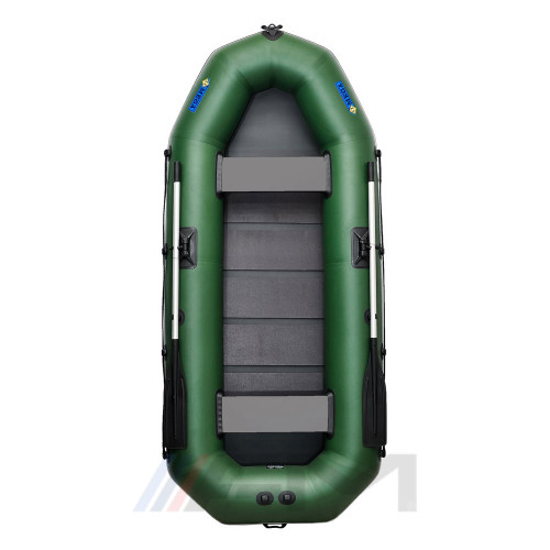 OMEGA - Надуваема гребна лодка с твърдо дъно 290 LSPT Pro Plus зелена